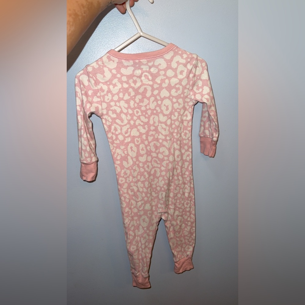 Old Navy Pink Leopard Print Kids One Piece